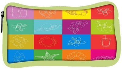 

Snoogg Eco Friendly Canvas Abstract Summer Background Student Pen Pencil Case Coin Purse Pouch Cosmetic Makeup Bag (GREEN) Pouch(Multicolor)