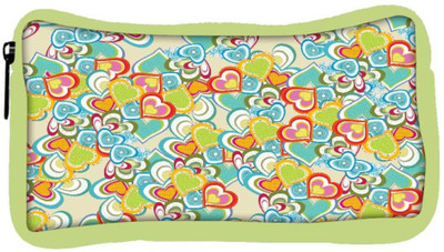 

Snoogg Eco Friendly Canvas Abstract Multicolor Hearts Designer Student Pen Pencil Case Coin Purse Pouch Cosmetic Makeup Bag (GREEN) Pouch(Multicolor)