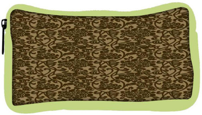 

Snoogg Eco Friendly Canvas Flowy Motif Student Pen Pencil Case Coin Purse Pouch Cosmetic Makeup Bag (GREEN) Pouch(Multicolor)