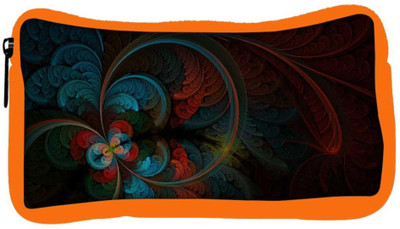 

Snoogg Eco Friendly Canvas Multicolor Abstract Design Designer Student Pen Pencil Case Coin Purse Pouch Cosmetic Makeup Bag (ORANGE) Pouch(Multicolor)