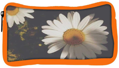 

Snoogg Eco Friendly Canvas White Sunflowers Student Pen Pencil Case Coin Purse Pouch Cosmetic Makeup Bag (ORANGE) Pouch(Multicolor)