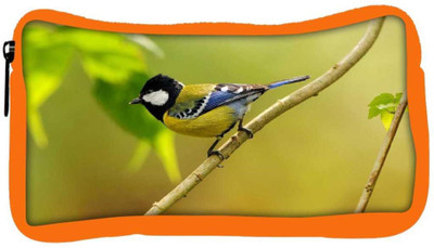 

Snoogg Eco Friendly Canvas Colorful Sparrow Designer Student Pen Pencil Case Coin Purse Pouch Cosmetic Makeup Bag (ORANGE) Pouch(Multicolor)