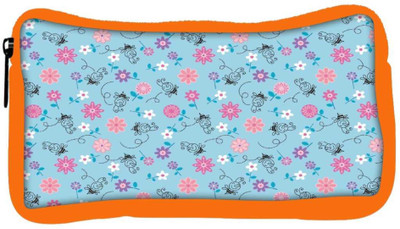 

Snoogg Eco Friendly Canvas Bee Flower Pattern Student Pen Pencil Case Coin Purse Pouch Cosmetic Makeup Bag (ORANGE) Pouch(Multicolor)