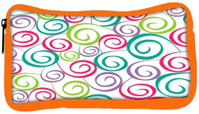 

Snoogg Eco Friendly Canvas Floral Seamless Pattern Student Pen Pencil Case Coin Purse Pouch Cosmetic Makeup Bag (ORANGE) Pouch(Multicolor)
