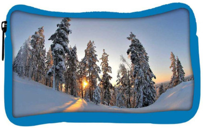 

Snoogg Eco Friendly Canvas Tall Snow Trees Designer Student Pen Pencil Case Coin Purse Pouch Cosmetic Makeup Bag (BLUE) Pouch(Multicolor)