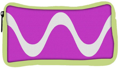

Snoogg Eco Friendly Canvas Wave Forms Pink Designer Student Pen Pencil Case Coin Purse Pouch Cosmetic Makeup Bag (GREEN) Pouch(Multicolor)