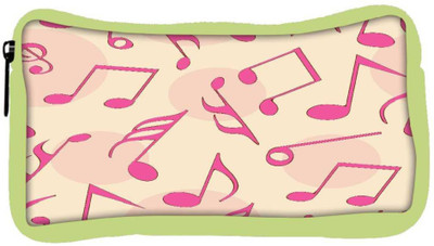 

Snoogg Eco Friendly Canvas Pink Music Designer Student Pen Pencil Case Coin Purse Pouch Cosmetic Makeup Bag (GREEN) Pouch(Multicolor)