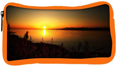 

Snoogg Eco Friendly Canvas Sun Rising Designer Student Pen Pencil Case Coin Purse Pouch Cosmetic Makeup Bag (ORANGE) Pouch(Multicolor)