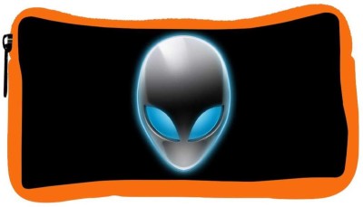 

Snoogg Eco Friendly Canvas Alien Mask Designer Student Pen Pencil Case Coin Purse Pouch Cosmetic Makeup Bag (ORANGE) Pouch(Multicolor)