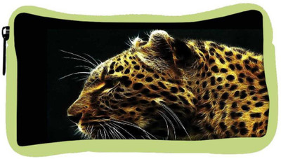 

Snoogg Eco Friendly Canvas Neon Tiger Student Pen Pencil Case Coin Purse Pouch Cosmetic Makeup Bag (GREEN) Pouch(Multicolor)