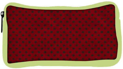 

Snoogg Eco Friendly Canvas Red_Polkadots Designer Student Pen Pencil Case Coin Purse Pouch Cosmetic Makeup Bag (GREEN) Pouch(Multicolor)