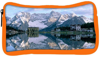 

Snoogg Eco Friendly Canvas Reflection In The Water Designer Student Pen Pencil Case Coin Purse Pouch Cosmetic Makeup Bag (ORANGE) Pouch(Multicolor)
