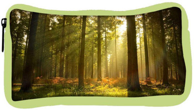 

Snoogg Eco Friendly Canvas Daylight Forest Designer Student Pen Pencil Case Coin Purse Pouch Cosmetic Makeup Bag (GREEN) Pouch(Multicolor)