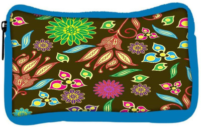 

Snoogg Eco Friendly Canvas Multicolor Petals Designer Student Pen Pencil Case Coin Purse Pouch Cosmetic Makeup Bag (BLUE) Pouch(Multicolor)