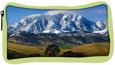 

Snoogg Eco Friendly Canvas White Mountain Top Designer Student Pen Pencil Case Coin Purse Pouch Cosmetic Makeup Bag (GREEN) Pouch(Multicolor)