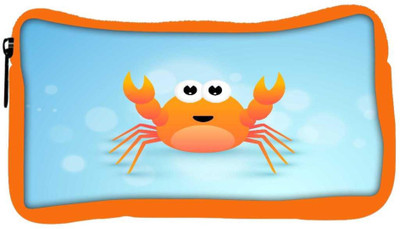 

Snoogg Eco Friendly Canvas Cute Cartoon Of Crab Student Pen Pencil Case Coin Purse Pouch Cosmetic Makeup Bag (ORANGE) Pouch(Multicolor)