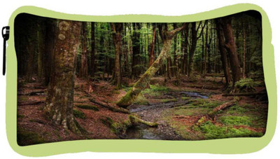 

Snoogg Eco Friendly Canvas Dying Forest Designer Student Pen Pencil Case Coin Purse Pouch Cosmetic Makeup Bag (GREEN) Pouch(Multicolor)
