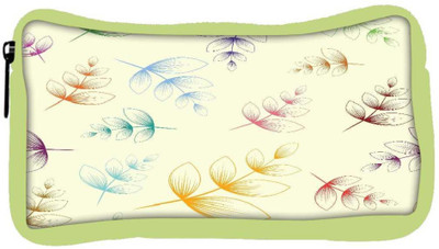 

Snoogg Eco Friendly Canvas Lite Color Leaves Designer Student Pen Pencil Case Coin Purse Pouch Cosmetic Makeup Bag (GREEN) Pouch(Multicolor)
