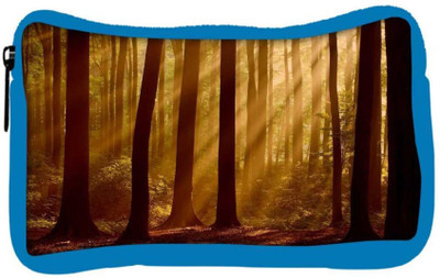 

Snoogg Eco Friendly Canvas Evebibg Forest Designer Student Pen Pencil Case Coin Purse Pouch Cosmetic Makeup Bag (BLUE) Pouch(Multicolor)