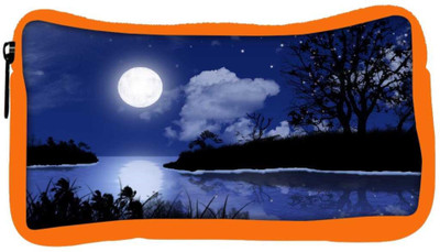 

Snoogg Eco Friendly Canvas Moon Night Designer Student Pen Pencil Case Coin Purse Pouch Cosmetic Makeup Bag (ORANGE) Pouch(Multicolor)