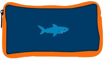 

Snoogg Eco Friendly Canvas Blue Shark Designer Student Pen Pencil Case Coin Purse Pouch Cosmetic Makeup Bag (ORANGE) Pouch(Multicolor)