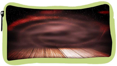 

Snoogg Eco Friendly Canvas Abstract Studio Backdrop Student Pen Pencil Case Coin Purse Pouch Cosmetic Makeup Bag (GREEN) Pouch(Multicolor)