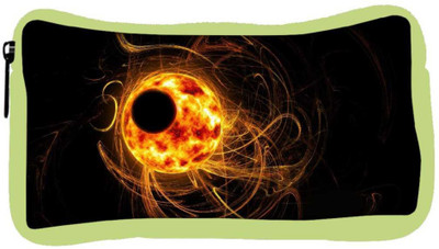 

Snoogg Eco Friendly Canvas Eclipse Wallpapers Designer Student Pen Pencil Case Coin Purse Pouch Cosmetic Makeup Bag (GREEN) Pouch(Multicolor)