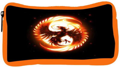 

Snoogg Eco Friendly Canvas Dragon Fury Student Pen Pencil Case Coin Purse Pouch Cosmetic Makeup Bag (ORANGE) Pouch(Multicolor)