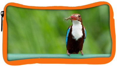 

Snoogg Eco Friendly Canvas Kingfisher Bird Designer Student Pen Pencil Case Coin Purse Pouch Cosmetic Makeup Bag (ORANGE) Pouch(Multicolor)
