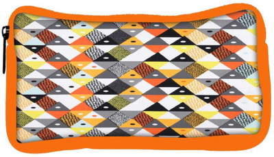 

Snoogg Eco Friendly Canvas Aztec Orange Grey Yellow Student Pen Pencil Case Coin Purse Pouch Cosmetic Makeup Bag (ORANGE) Pouch(Multicolor)