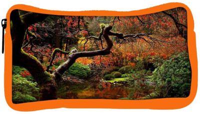 

Snoogg Eco Friendly Canvas Pound In Garden Designer Student Pen Pencil Case Coin Purse Pouch Cosmetic Makeup Bag (ORANGE) Pouch(Multicolor)