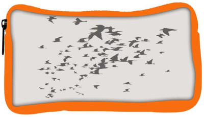 

Snoogg Eco Friendly Canvas Birds Pattern Grey 2914 Student Pen Pencil Case Coin Purse Pouch Cosmetic Makeup Bag (ORANGE) Pouch(Multicolor)