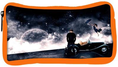 

Snoogg Eco Friendly Canvas Waiting For Love Designer Student Pen Pencil Case Coin Purse Pouch Cosmetic Makeup Bag (ORANGE) Pouch(Multicolor)