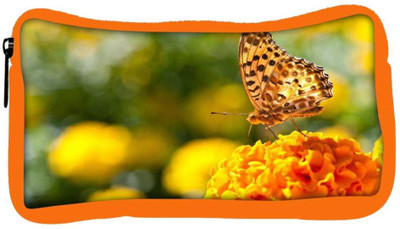 

Snoogg Eco Friendly Canvas Butterfly In Yellow Flower Designer Student Pen Pencil Case Coin Purse Pouch Cosmetic Makeup Bag (ORANGE) Pouch(Multicolor)