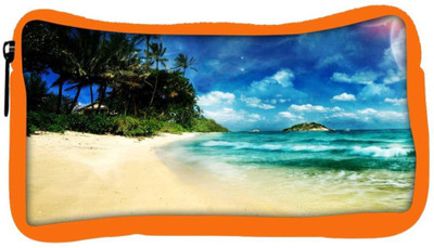 

Snoogg Eco Friendly Canvas Perfect Vacation Spot Designer Student Pen Pencil Case Coin Purse Pouch Cosmetic Makeup Bag (ORANGE) Pouch(Multicolor)
