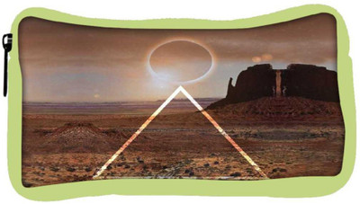 

Snoogg Eco Friendly Canvas Eclipse Zoyd Student Pen Pencil Case Coin Purse Pouch Cosmetic Makeup Bag (GREEN) Pouch(Multicolor)