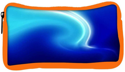 

Snoogg Eco Friendly Canvas White And Blue Design Designer Student Pen Pencil Case Coin Purse Pouch Cosmetic Makeup Bag (ORANGE) Pouch(Multicolor)