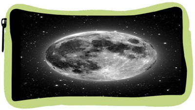 

Snoogg Eco Friendly Canvas Super Moon Student Pen Pencil Case Coin Purse Pouch Cosmetic Makeup Bag (GREEN) Pouch(Multicolor)