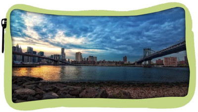 

Snoogg Eco Friendly Canvas New York Lake View Designer Student Pen Pencil Case Coin Purse Pouch Cosmetic Makeup Bag (GREEN) Pouch(Multicolor)