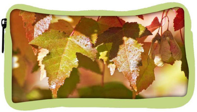 

Snoogg Eco Friendly Canvas Autumn Leaves Student Pen Pencil Case Coin Purse Pouch Cosmetic Makeup Bag (GREEN) Pouch(Multicolor)