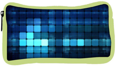 

Snoogg Eco Friendly Canvas Blue Lights Wide Designer Student Pen Pencil Case Coin Purse Pouch Cosmetic Makeup Bag (GREEN) Pouch(Multicolor)