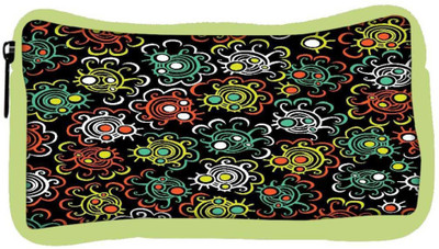 

Snoogg Eco Friendly Canvas Abstract Floral Background Student Pen Pencil Case Coin Purse Pouch Cosmetic Makeup Bag (GREEN) Pouch(Multicolor)