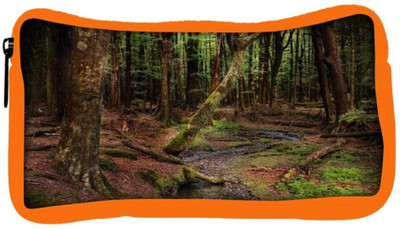 

Snoogg Eco Friendly Canvas Dying Forest Designer Student Pen Pencil Case Coin Purse Pouch Cosmetic Makeup Bag (ORANGE) Pouch(Multicolor)