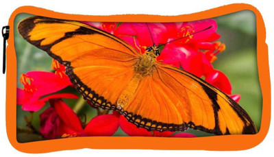 

Snoogg Eco Friendly Canvas Big Orange Butterfly Designer Student Pen Pencil Case Coin Purse Pouch Cosmetic Makeup Bag (ORANGE) Pouch(Multicolor)