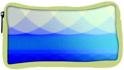 

Snoogg Eco Friendly Canvas Blue Waves Abstract Designer Student Pen Pencil Case Coin Purse Pouch Cosmetic Makeup Bag (GREEN) Pouch(Multicolor)