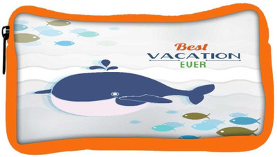 

Snoogg Eco Friendly Canvas Summer Vector Illustration With Doodle Fishes Water Sea Whale Student Pen Pencil Case Coin Purse Pouch Cosmetic Makeup Bag (ORANGE) Pouch(Multicolor)