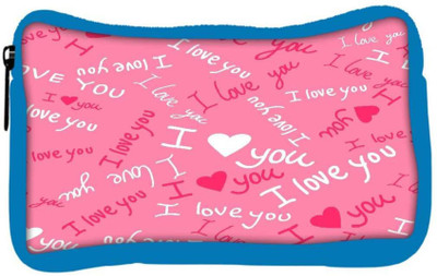 

Snoogg Eco Friendly Canvas I Love You Pink Pattern 1 Designer Student Pen Pencil Case Coin Purse Pouch Cosmetic Makeup Bag (BLUE) Pouch(Multicolor)