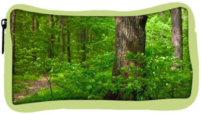 

Snoogg Eco Friendly Canvas Green Garden Designer Student Pen Pencil Case Coin Purse Pouch Cosmetic Makeup Bag (GREEN) Pouch(Multicolor)