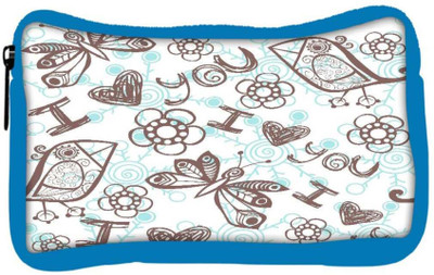 

Snoogg Eco Friendly Canvas Multicolor I Love You Designer Student Pen Pencil Case Coin Purse Pouch Cosmetic Makeup Bag (BLUE) Pouch(Multicolor)
