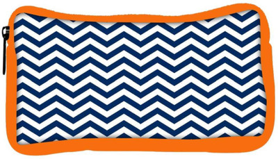 

Snoogg Eco Friendly Canvas White And Blue Strips Designer Student Pen Pencil Case Coin Purse Pouch Cosmetic Makeup Bag (ORANGE) Pouch(Multicolor)